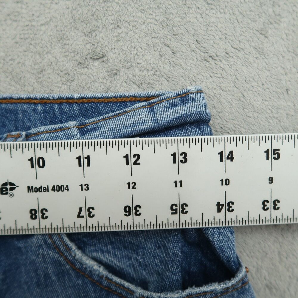 Abercrombie & Fitch Blue Wide Leg Jeans - Picture 5 of 16